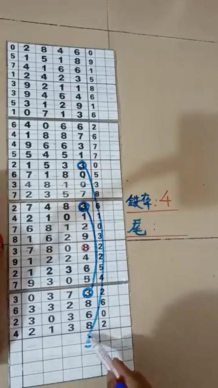 排列三，解码未来趋势的连线走势图表