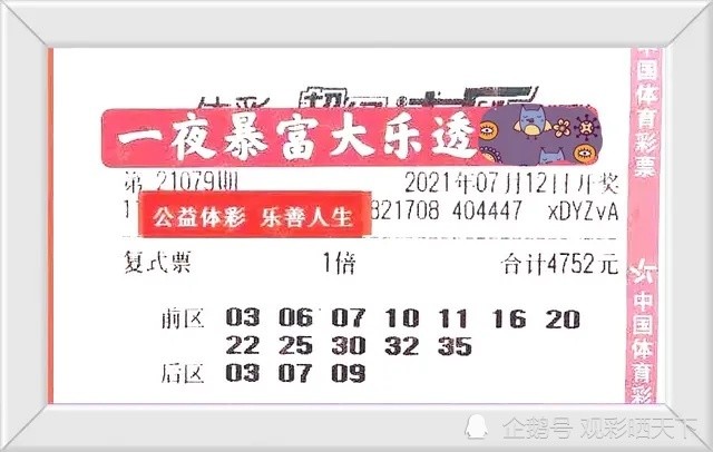 21074期体彩大乐透开奖结果揭晓，梦想与幸运的碰撞