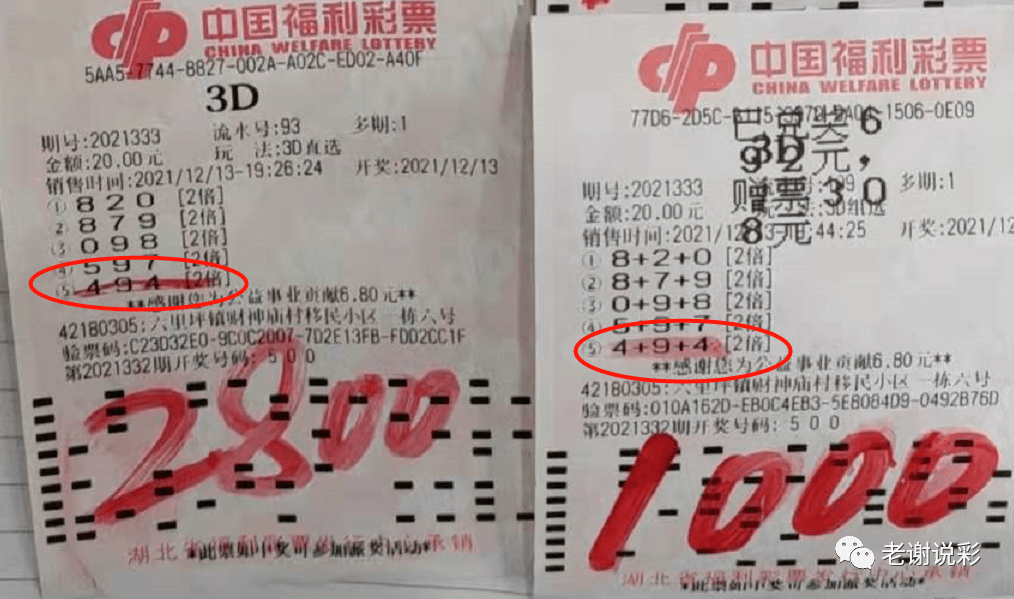 福彩3D，一注中奖的奖金揭秘